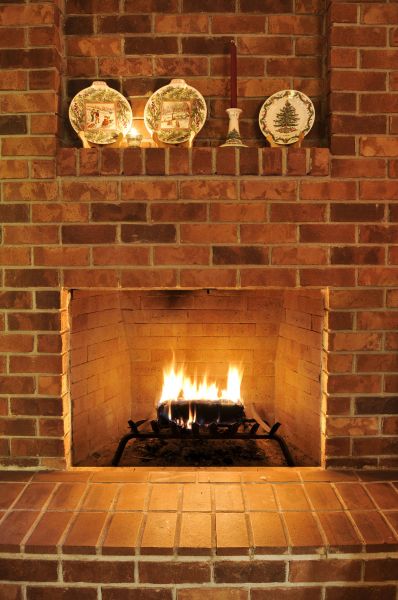 Brick Fireplace Construction